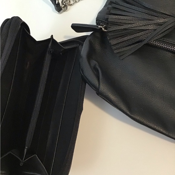 (3) Nine West shoulder bag wallet and planner black new w/o tags - Picture 11 of 15